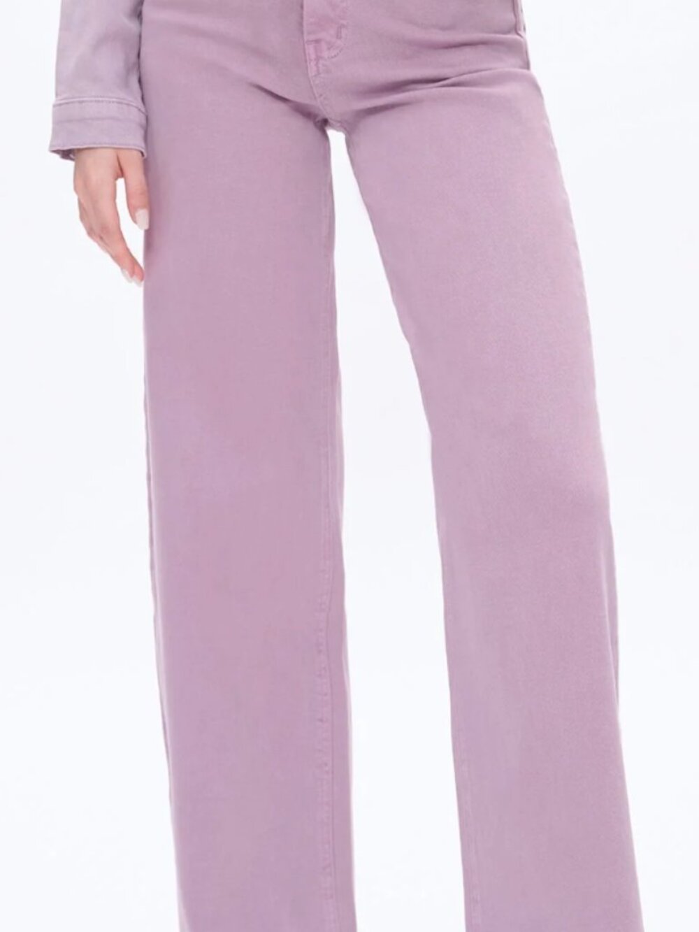 Bayeas High Rise Straight Leg Pants - PURPLE!